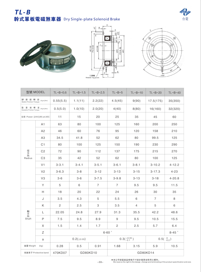 電磁制動器型號及參數(shù)-東莞制動器廠家